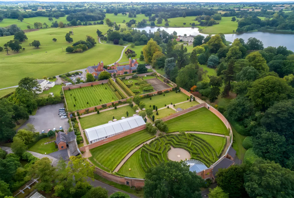 combermere abbey drone