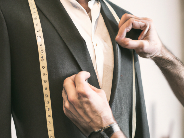 Man-having-a-suit-fitted-by-a-tailor