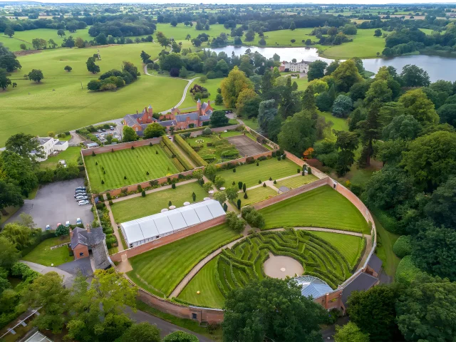 combermere abbey drone
